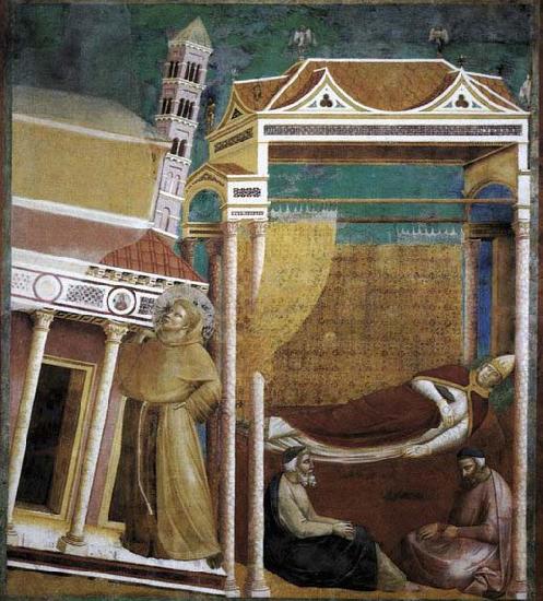 GIOTTO di Bondone Dream of Innocent III Sweden oil painting art